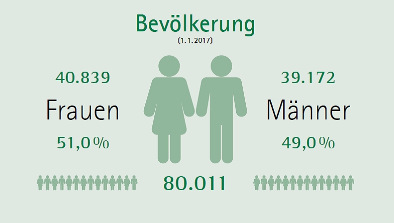 Die Region Liezen in Zahlen
