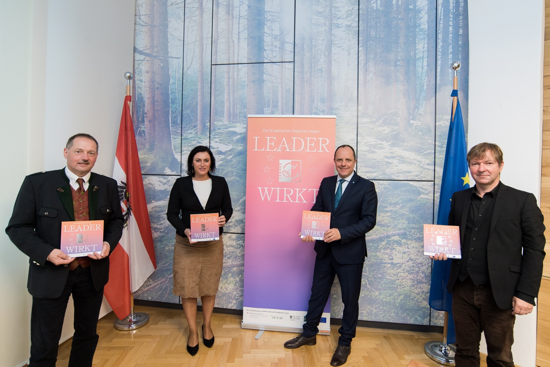 Steirische Broschüre „LEADER WIRKT“