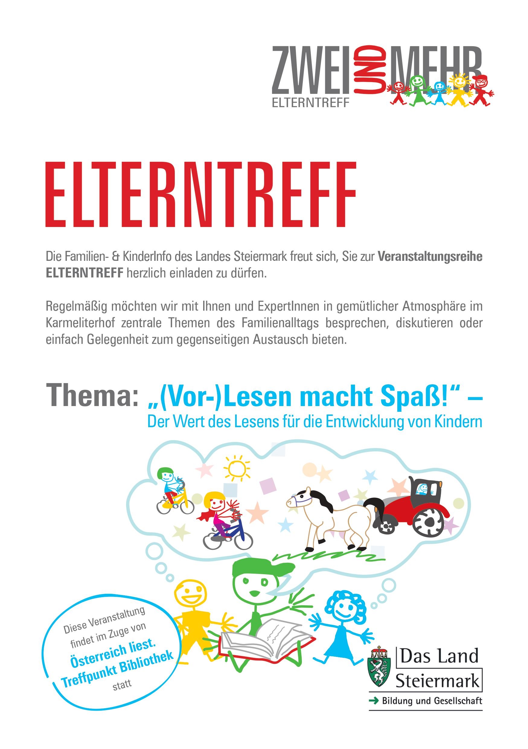 "(Vor)-Lesen macht Spaß!" - Der Wert des Lesens für die Entwicklung von Kindern